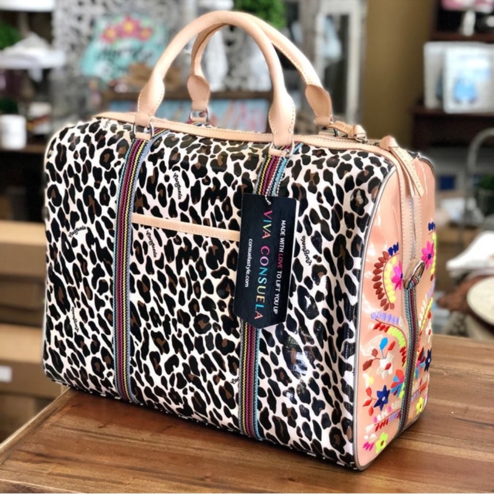 Consuela Leopard Print Women's Bag